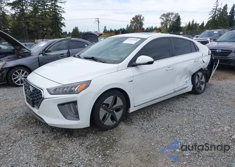 2020 Hyundai Ioniq Hybrid Limited из США, поврежденный, VIN KMHC05LCXLU202966